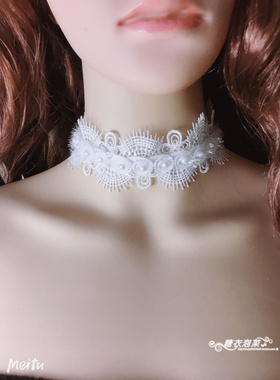 包邮2019新款手工编织女蕾丝珍珠