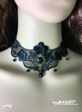宫廷复古颈饰洛丽塔领子哥特项链