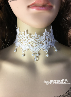 复古宫廷风蕾丝洛丽塔项链新品