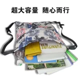 Рюкзак, портативный водонепроницаемый вместительный и большой мешочек для путешествий подходит для мужчин и женщин для спортзала, на шнурках