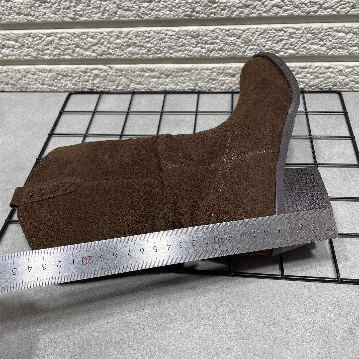 断码处理2025新款真皮复古堆堆靴西部靴时尚粗跟尖头中筒靴女靴子,淘宝优惠券,粉丝福利购,淘宝优惠卷