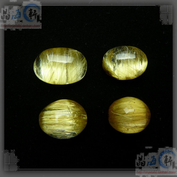 Genuine crystal loose stone cat's eye ring ethnic style gift