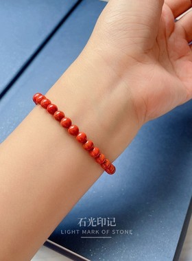 石光印记天然翡翠珠秀气南红玛瑙