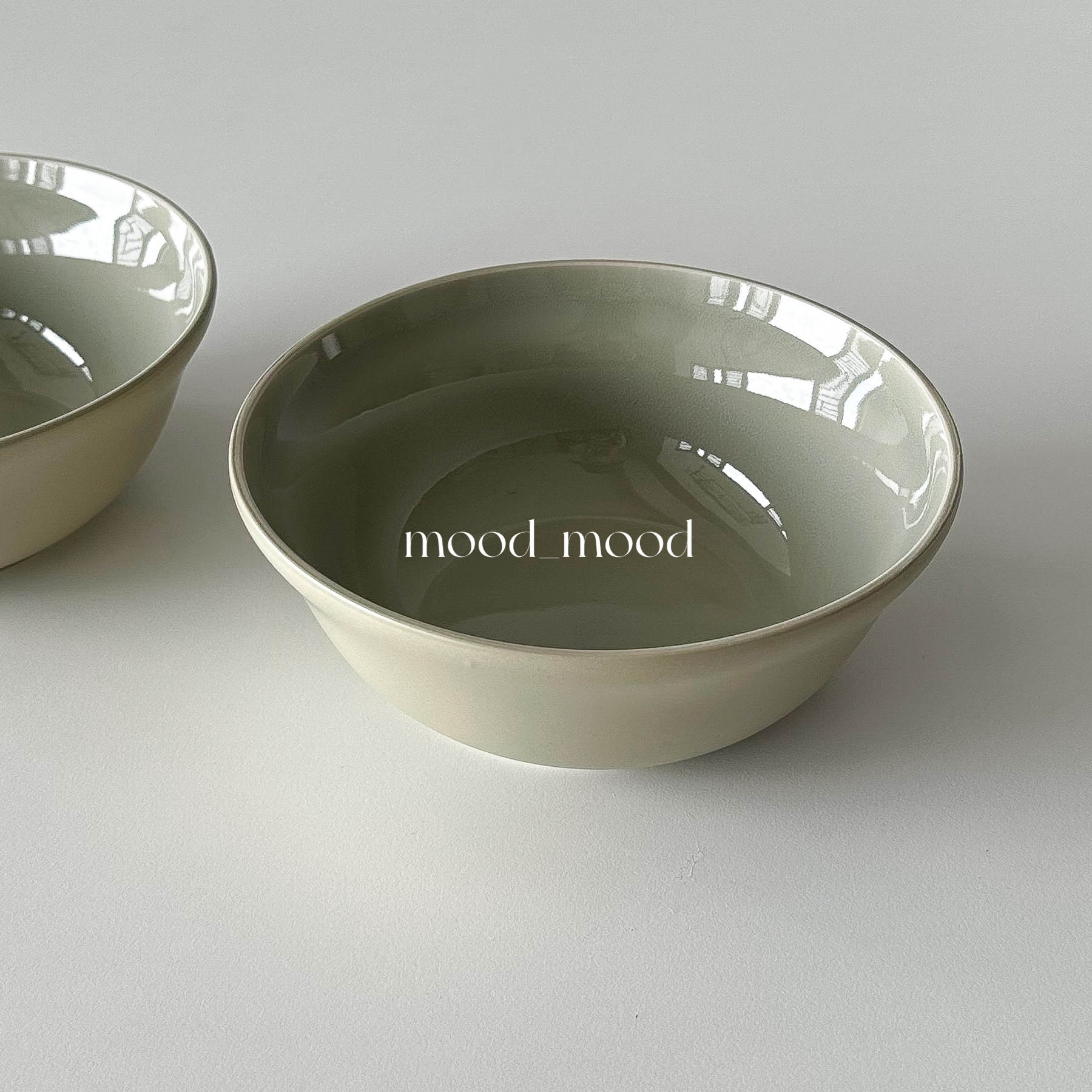 moodboard 奶绿色brunch大盘/酸奶碗 中古感甜品盘饭碗套装陶瓷,淘宝优惠券,粉丝福利购,淘宝优惠卷