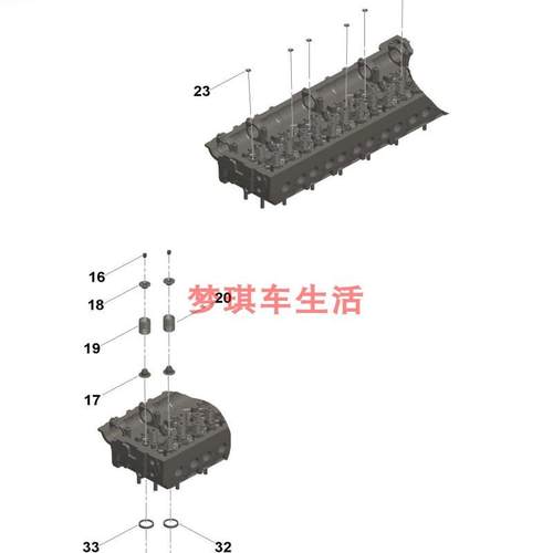 适用于东风康明斯天然气发动机15N排气阀排气门C5669131 - 图3