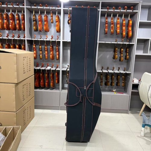 牛津布大贝司玻璃钢低音大提琴盒带轮双肩背可拖可托运加厚贝司包 - 图2
