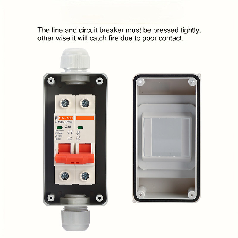 太阳能光伏直流断路器开关2P防水型 IP65光伏汇流配电箱开关,淘宝优惠券,粉丝福利购,淘宝优惠卷