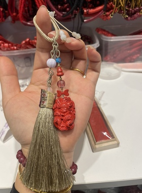 红砂狐狸包挂钥匙扣小九尾狐凤九