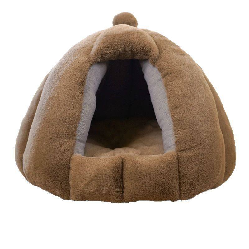 猫窝冬季保暖封闭式兔绒加厚大房子四季狗窝屋床垫子宠物用品代发,淘宝优惠券,粉丝福利购,淘宝优惠卷
