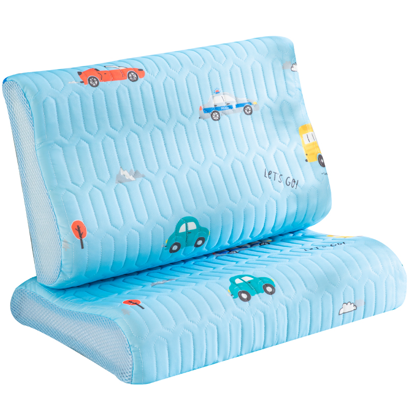 儿童冰丝乳胶枕套单个40x60夏季枕头套一对装30x50家用枕芯内胆套 - 图0