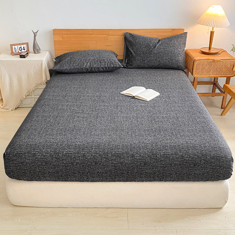 磨毛床笠纯棉100全棉加厚1.5米床垫保护套四季床单单件防滑床罩套
