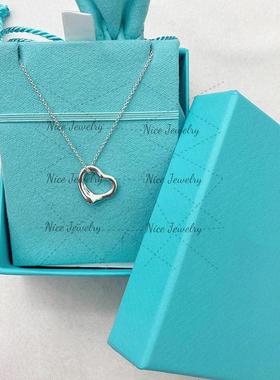 平替纯银心扉爱心项链锁骨链