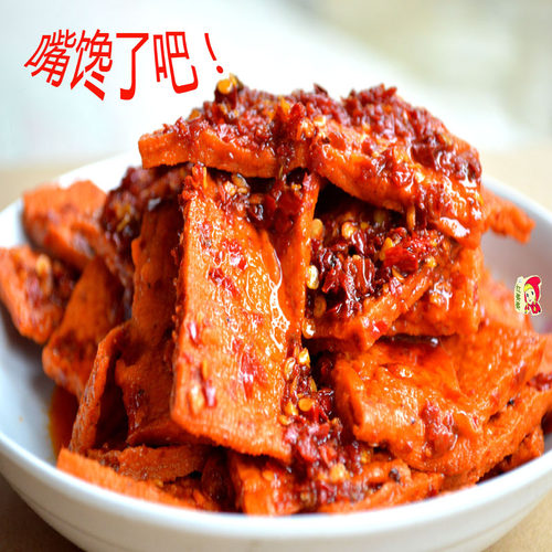 湖南特产麻辣菜正宗口味新化特产麻辣豆腐干食用小吃豆腐真空现做 - 图0