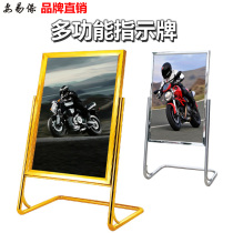 Factory Pins Hotel Lobby Waterboarding Headboard Billboards Display Poster stand Stainless Steel Instructions Standing Guide