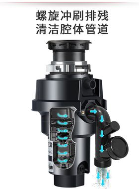 汉斯地贝空气开关低噪垃圾处理器