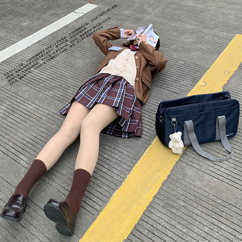 东京岁时记原创正版JK格裙制服套装格子jk百褶裙裙子校供女半身裙 - 图3