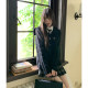 Black sweater knitted cardigan Tokyo year-old jk