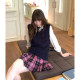 ໂຕກຽວ Shiki Preppy Style Vest Skirt Skirt Suit