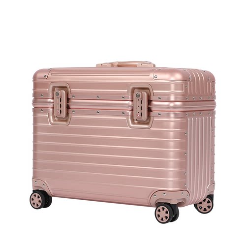 全金属铝镁合金摄影行李箱女相机拉杆箱小型旅行箱机长箱登机箱包-图3