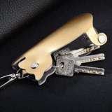 Креативный милый мультяшный брелок подходит для мужчин и женщин, кожаная ключница, простой и элегантный дизайн