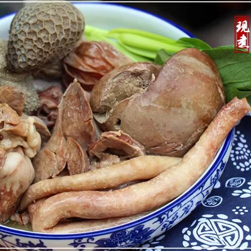 熟羊杂一斤正宗山羊杂 羊杂碎  新鲜羊杂 羊杂汤 新鲜羊肉 现煮 - 图1