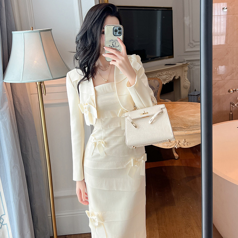时尚百搭开衫西服短外套女2026新款通勤休闲小众气质显瘦长袖上衣 - 图3