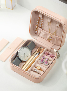 Travel Jewelry box jewelry bag portable Earring Box首饰盒