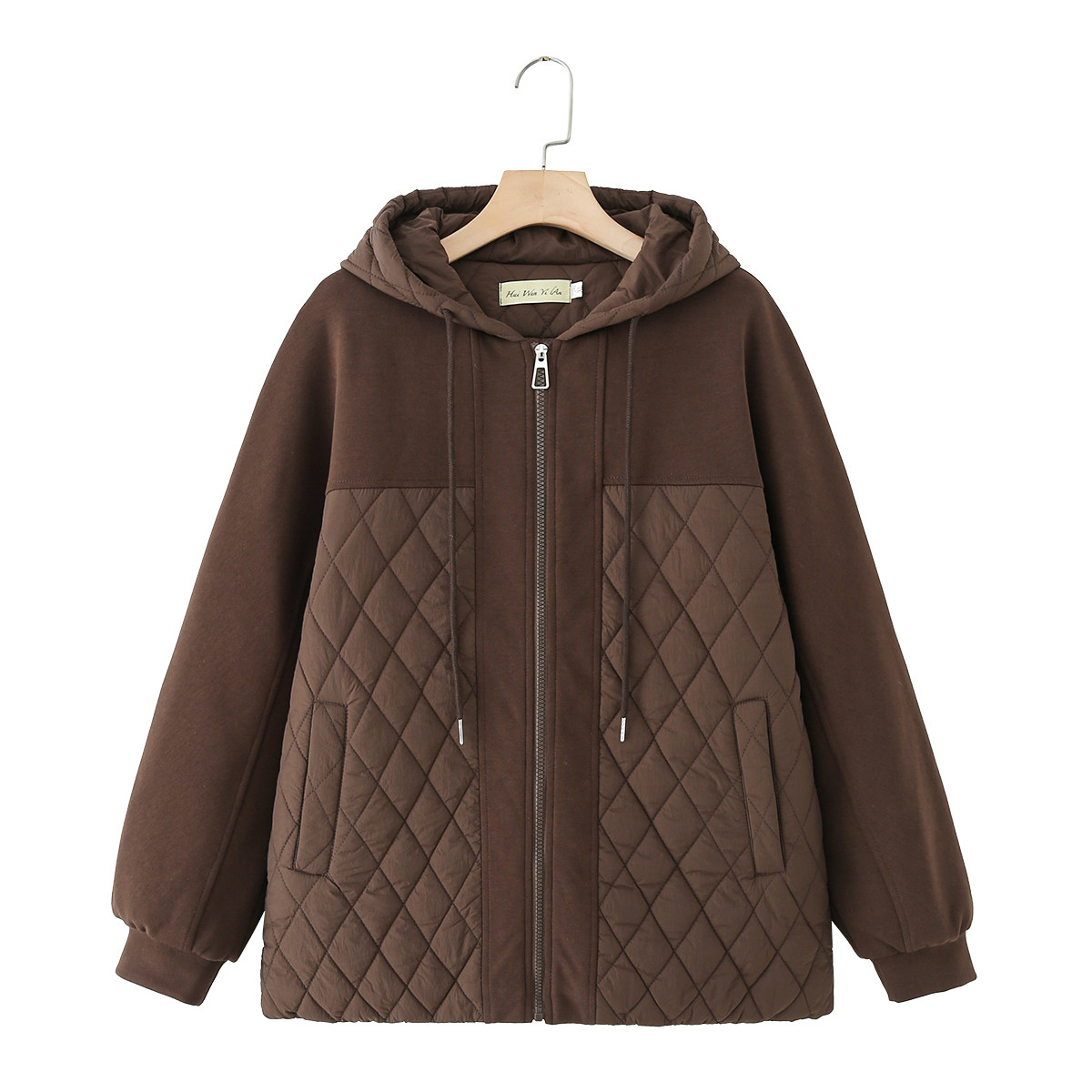 中老年妈妈冬装夹棉加厚棉衣女大码洋气拼接休闲夹克棉服棉袄外套,淘宝优惠券,粉丝福利购,淘宝优惠卷