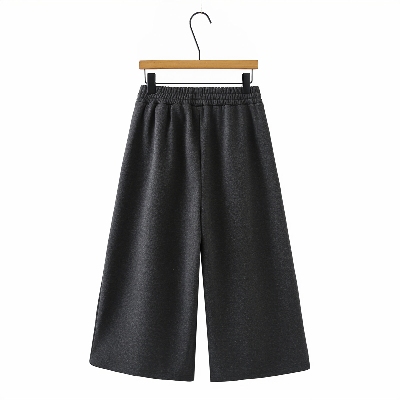 大码加绒毛呢八分裤女秋冬新款高档胖mm宽松星空尼时尚阔腿裤裙裤,淘宝优惠券,粉丝福利购,淘宝优惠卷