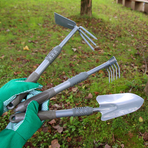 农用小锄头种菜除草耙子挖土多功能套装种花工具家用赶海神器大全 - 图0