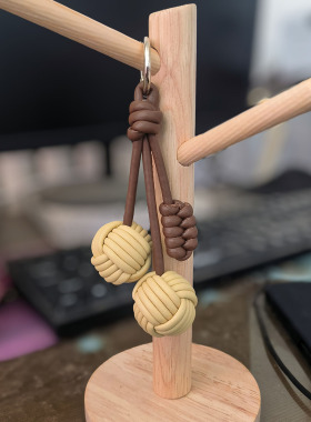 包包挂件手工编制钥匙扣