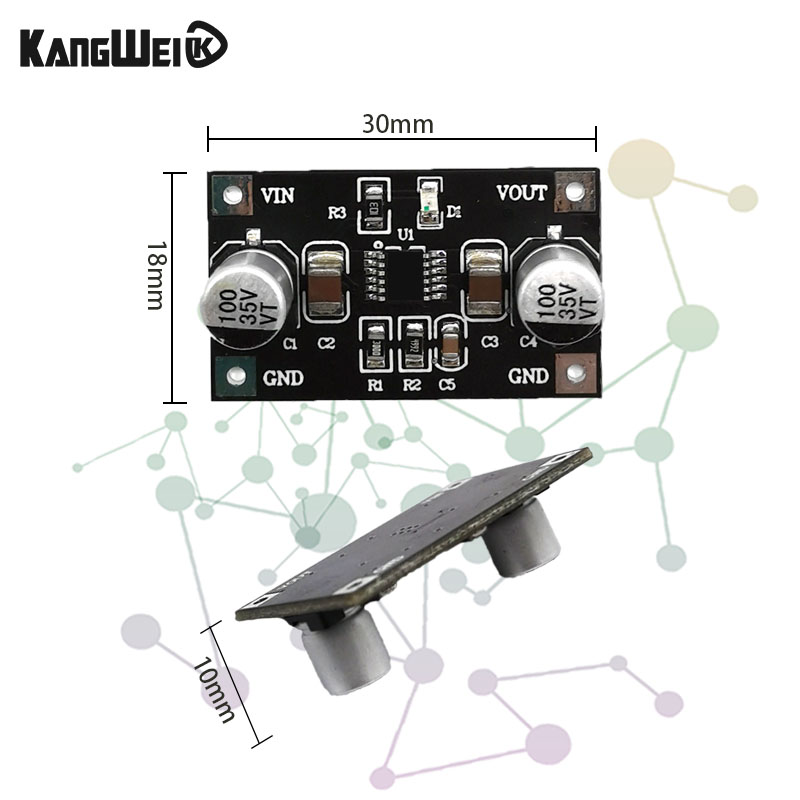 LT3045模块单电源直流线性稳压器低噪声纹波射频电源模块MINI版-图1