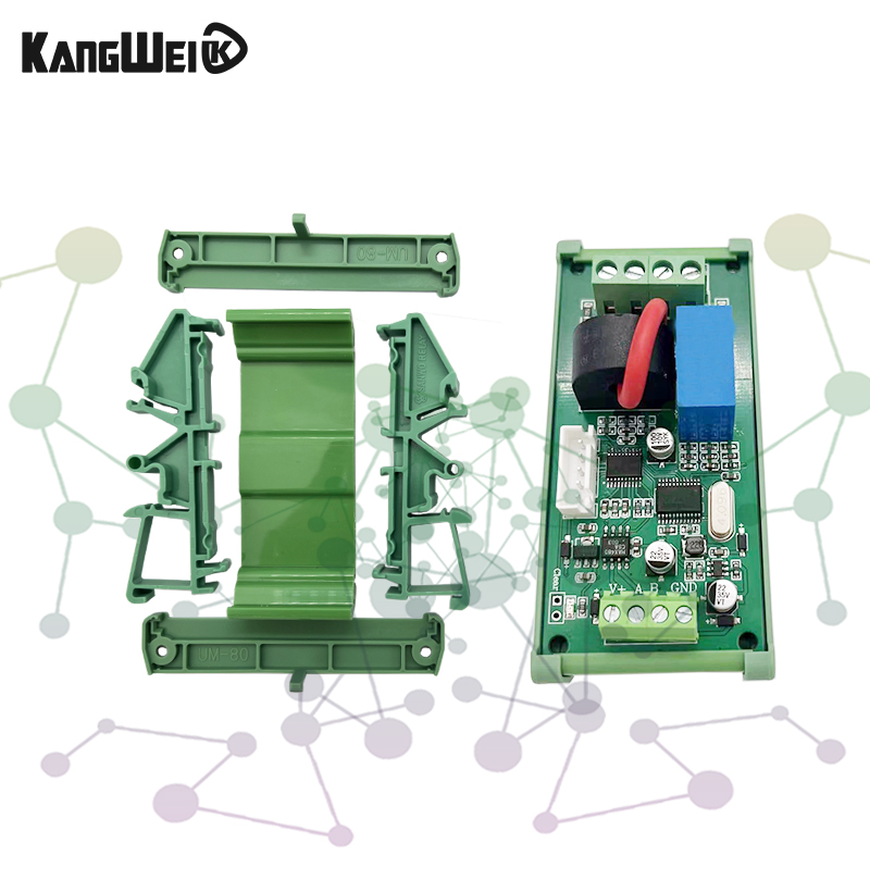 隔离220V交流电能计量电流电压功率采集模块传感变送器数显Modbus - 图0