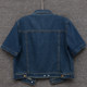 2025 new summer coats, thin jackets, thin denim jackets, short-sleeved women's outer cardigans, short styles, worn and versatile