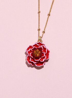 春夏款葡萄庄园桃花花瓣珐琅釉