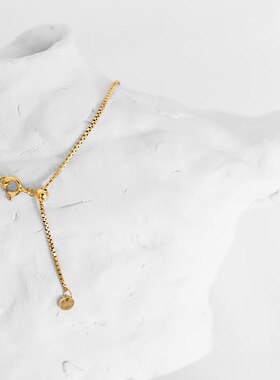 CINCO925银镀24K金欧美项链