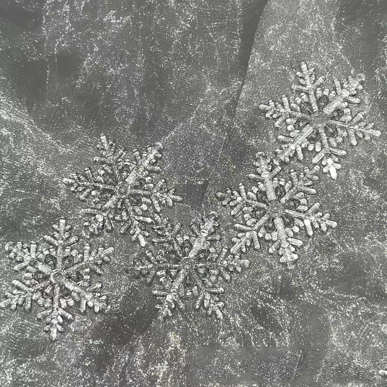 2024新款透明雪花带孔卡54mmdiy奶油胶滴胶手机壳谷美材料配件 - 图0