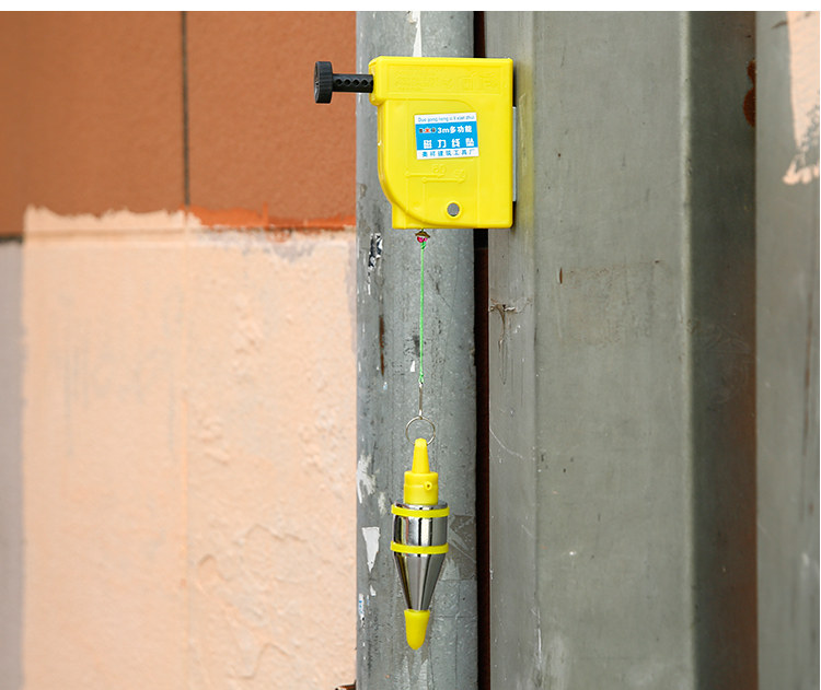 磁力线坠自动吊线锤木工建筑工具线坨垂直线垂吊线锤磁性高精度