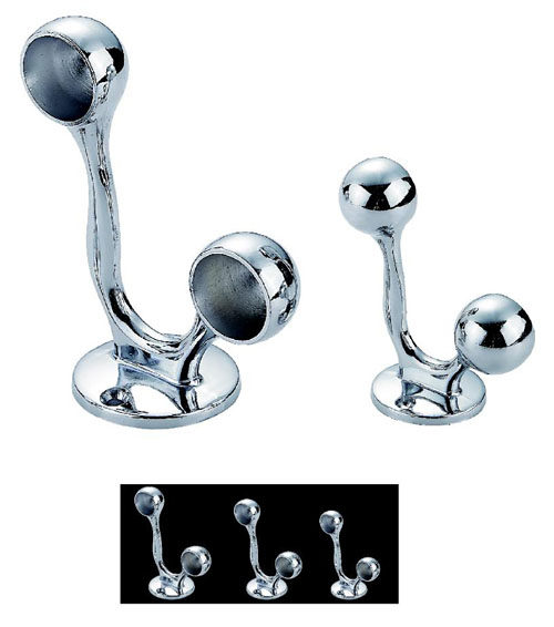 Stainless Steel Accessories Tube Holder Double Rod Towel Rack