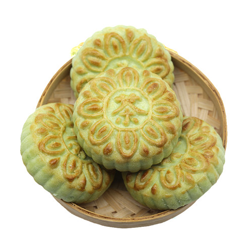 三禾北京稻香村特产绿茶酥饼传统中式手工酥软糕点心茶点零食 - 图3