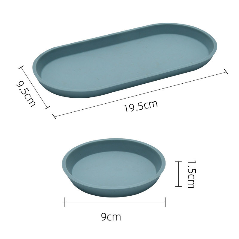 Silicone storage tray dressing table storage tray