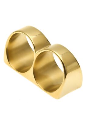 美亚热卖款潮爆了个性双圆指环