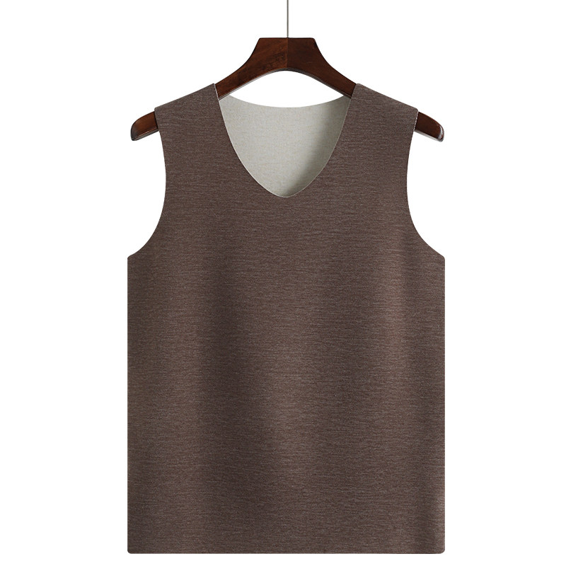 秋冬加绒无痕德绒保暖背心男士加厚内穿坎肩棉马甲发热无袖t恤,淘宝优惠券,粉丝福利购,淘宝优惠卷