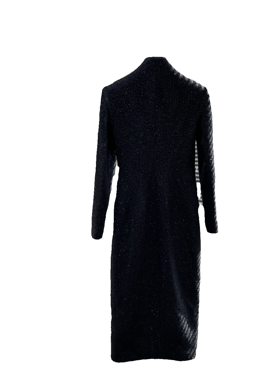 黑色小香风西装连衣裙女冬季新款富家千金气质法式赫本风礼服裙子