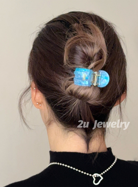 抓夹醋酸日韩简约高级感发饰