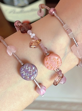 酒馆三零二秒原创设计复古秋冬礼物送人串珠手链