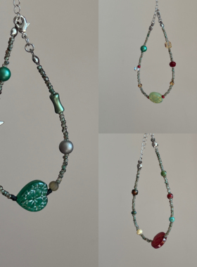 圣诞三兄弟｜原创圣诞节红绿色系手链饰品首饰2025复古秋冬