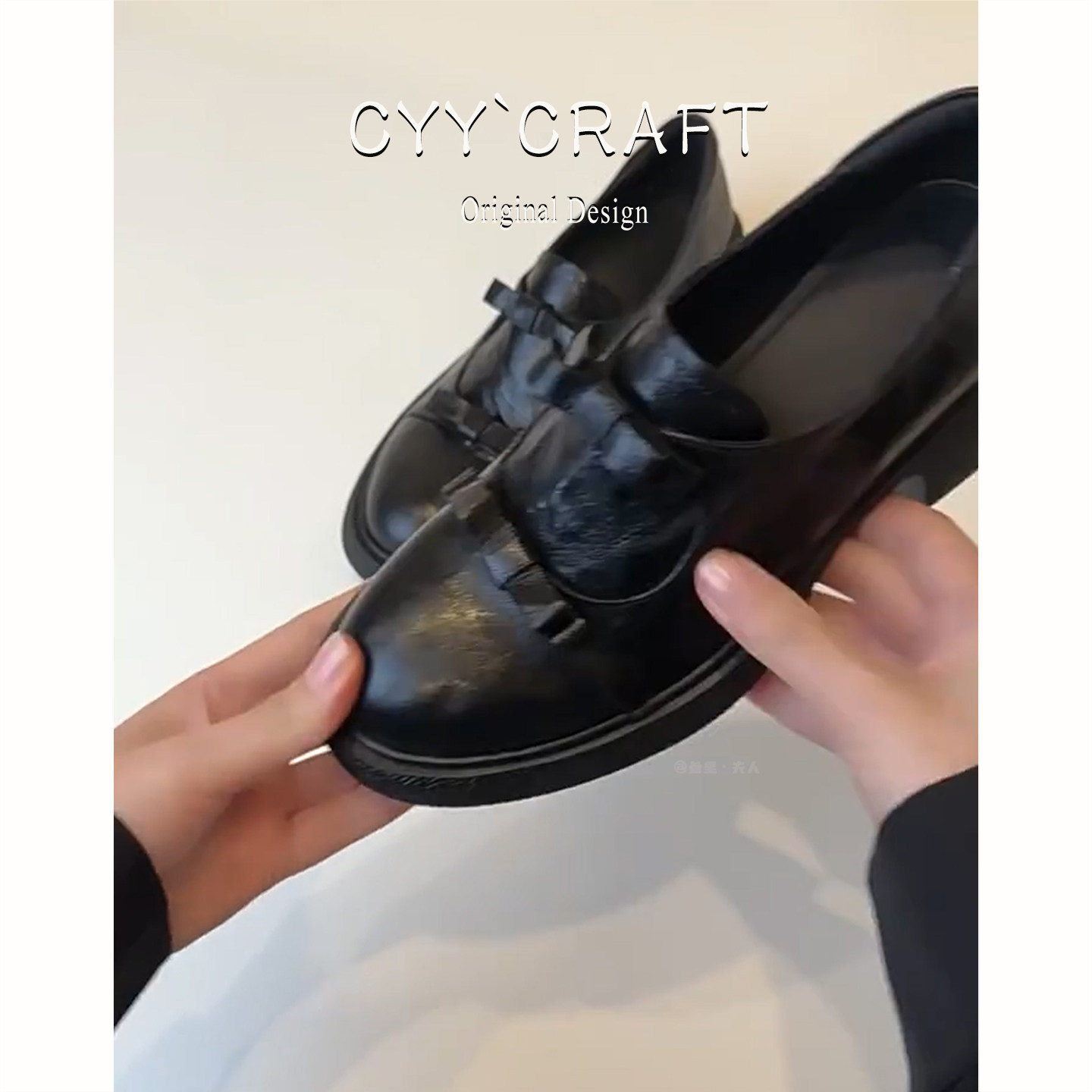 牛皮英伦风厚底乐福鞋女2025新款复古百搭粗跟增高黑色小皮鞋女款,淘宝优惠券,粉丝福利购,淘宝优惠卷