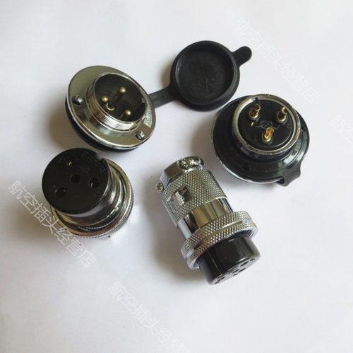 重强maojwei航空插头 连接器30M-AE 2芯 3芯 4芯 5芯 DF30 M30 - 图0