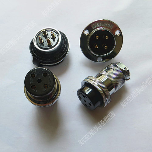 重强maojwei航空插头 连接器30M-AE 2芯 3芯 4芯 5芯 DF30 M30 - 图1